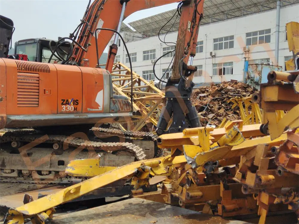 Buy Double Cylinder Steel Shear for excavator for sale Supplier, Companies