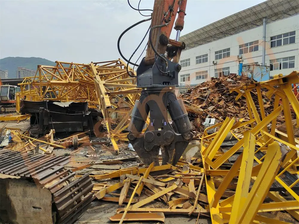 Buy Double Cylinder Steel Shear for excavator for sale Supplier, Companies