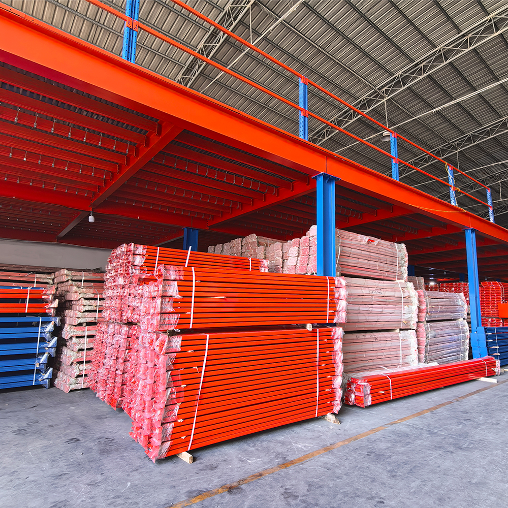 Industrial Multi-Tier Mezzanine Racking System H Steel Structure Mezzanine Platform Big Span Heavy Duty Weight Capacity