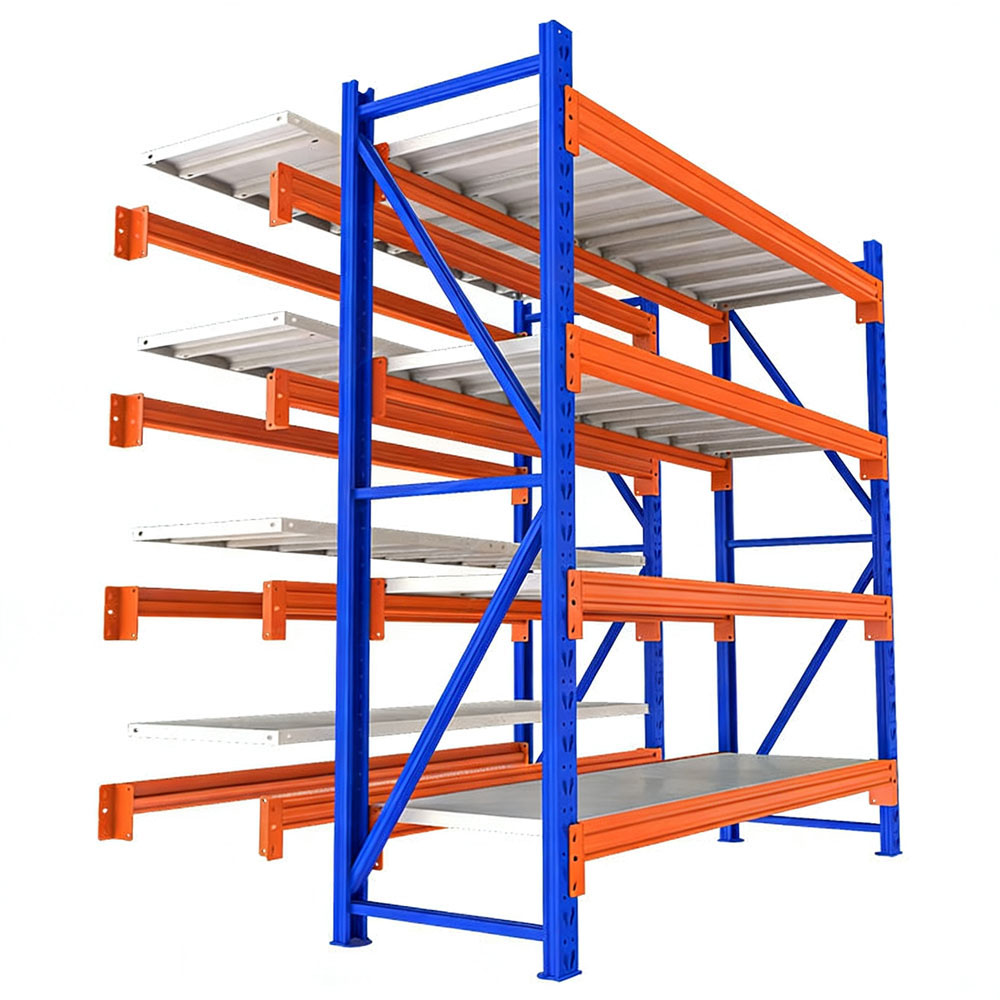Custom Size Warehouse Storage Stacking Racks Large Span Metal Steel Shelves