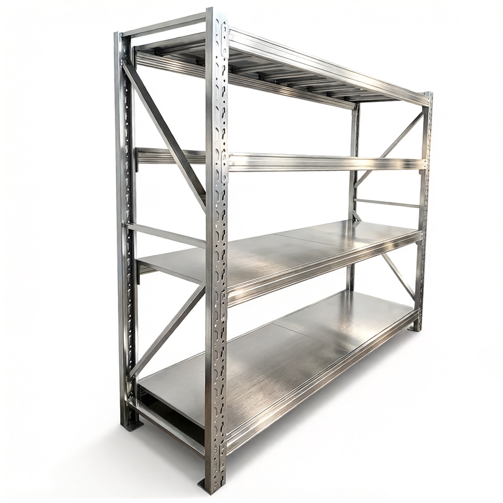 Hot Selling 500kg Multi-layer Boltless Rack Steel Heavy Duty Racks Warehouse Storage Shelf Industrial Warehouse Shelving Units