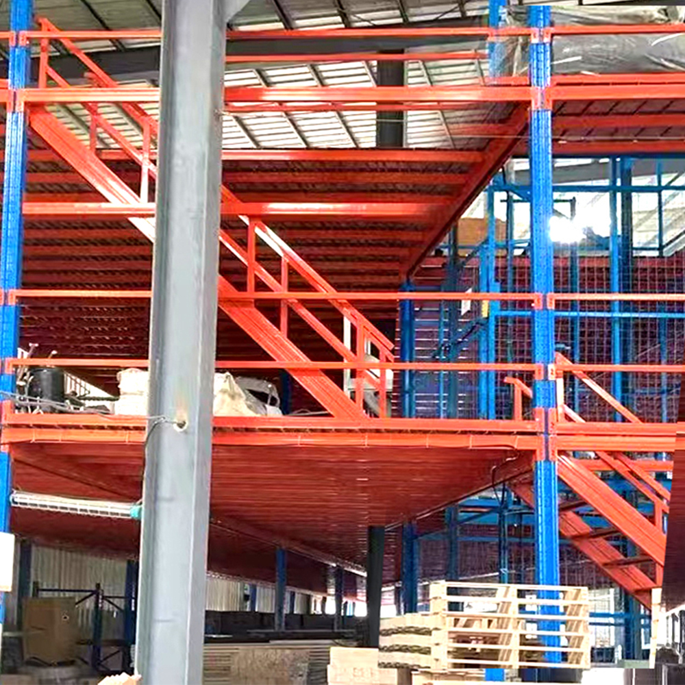Custom Pallet Rack Steel Structure Mezzanine Floor Warehouse Storage Heavy Duty Loft Platform Mezzanine Racking