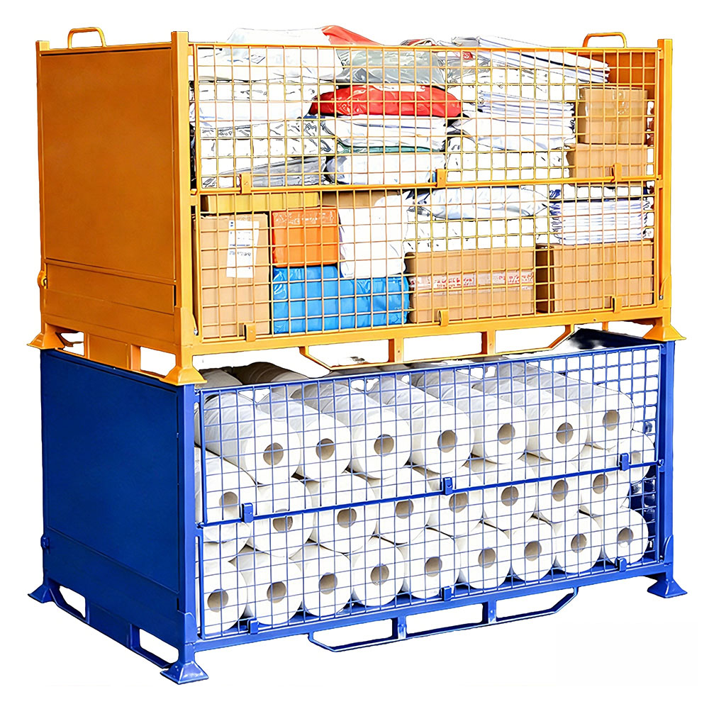 Industrial Folding Storage Cage Warehouse Cage Collapsible Storage Cage