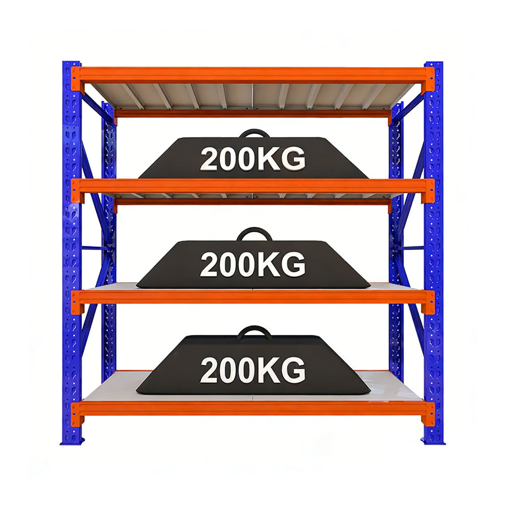 Industrial Steel 5-Layer Storage Racks with Powder Coating and Corrosion Protection for Warehouse