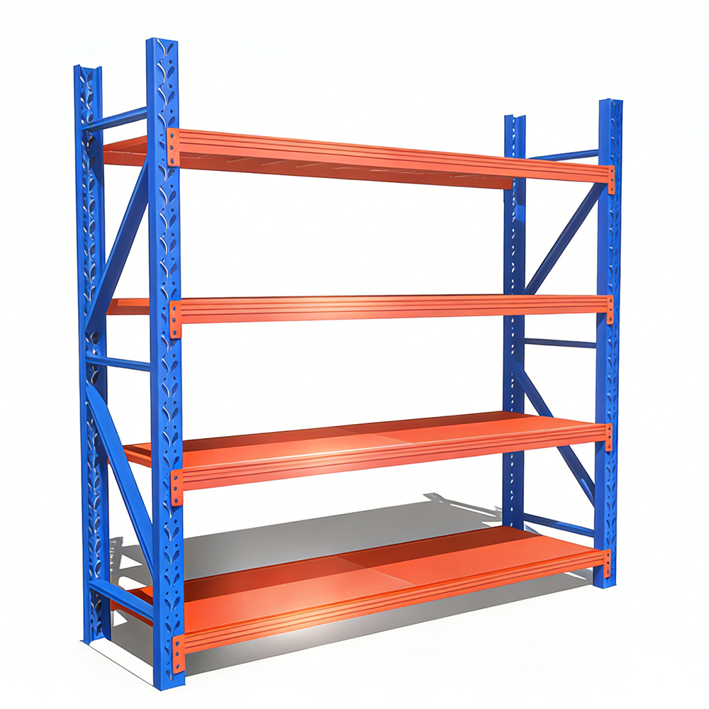 Light/Medium Duty Steel Adjustable Boltless Plug-In Powder Coated Pallet Racking Warehouse Storage System for Factory