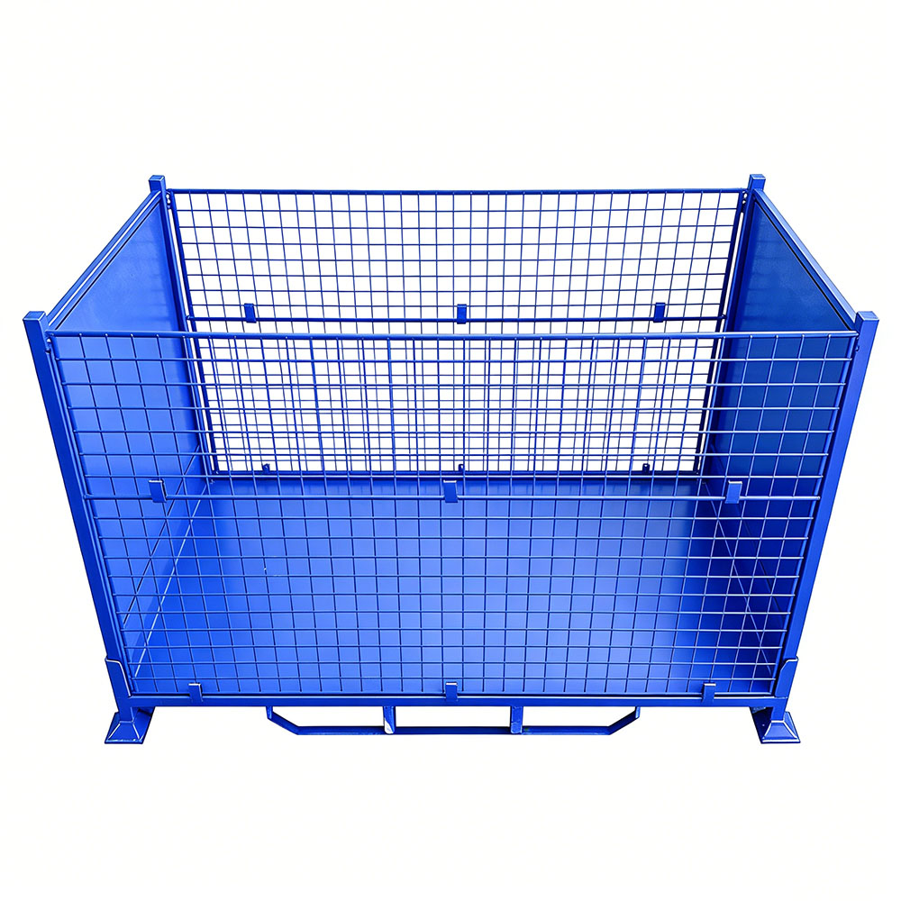 Wholesale Customized Stacking Folding Cages Foldable Storage Cages for Factory