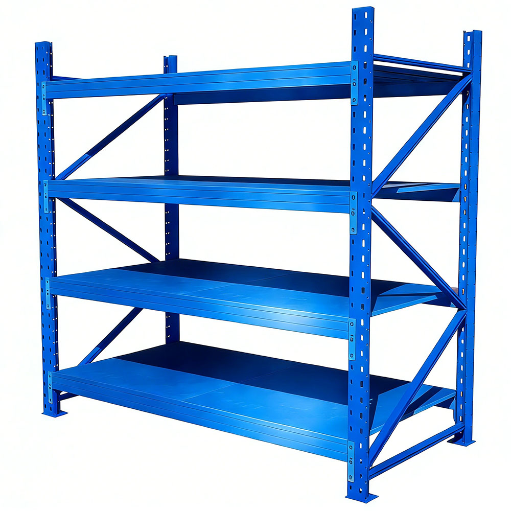 Heavy-duty Shelving Multilayer Crossbeam Shelving Adjustable Storage Rack Metal Pallet Racks System Warehouse Racking