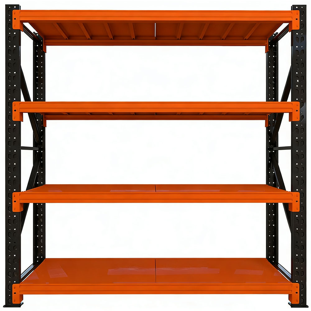 Adjustable Metal Bolt-Free Shelves and Shelves for Warehouse Storage Medium Metal Racks Shelves