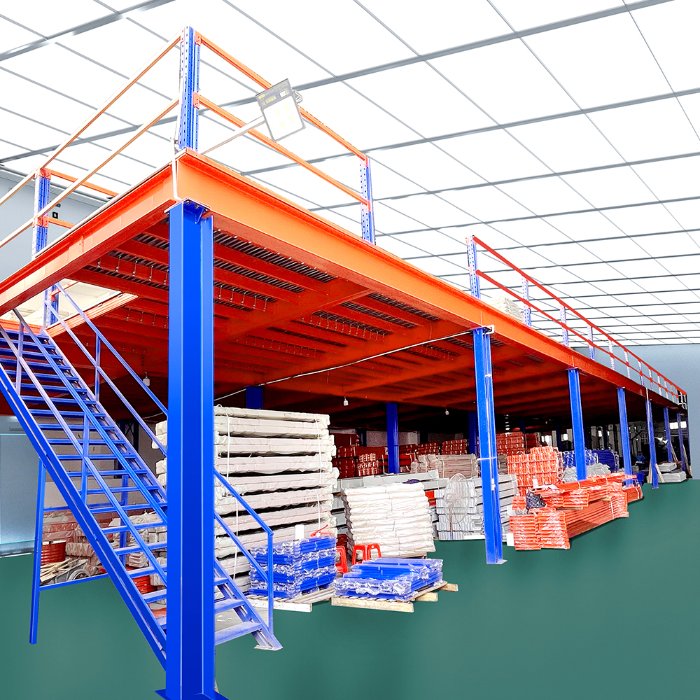 OEM Multi-level Heavy Duty Industrial Storage Warehouse Racks Pallet Racking Systems Attic Loft Mezzanine Floor Platforms