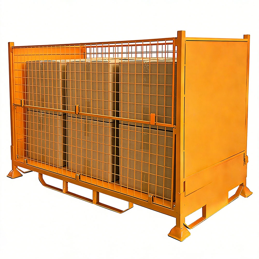 Wholesale Customized Industrial Folding Cages Foldable Metal Cold Rolled Steel Storage Cage