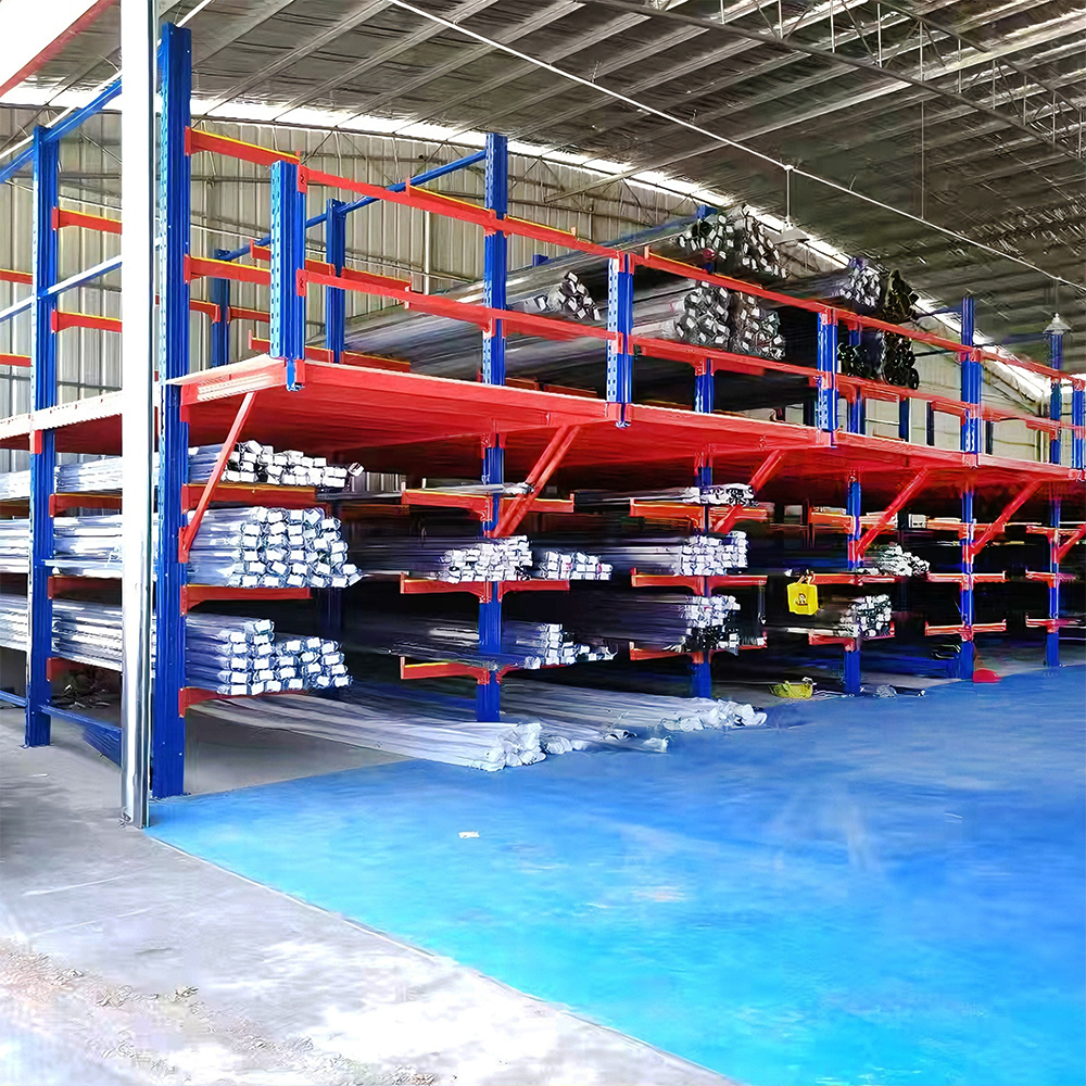 Industrial Heavy Duty Freestanding Multi-Level Steel Mezzanine Floor Shelving 500 Kg/sqm Load Capacity Powder Coated Surface