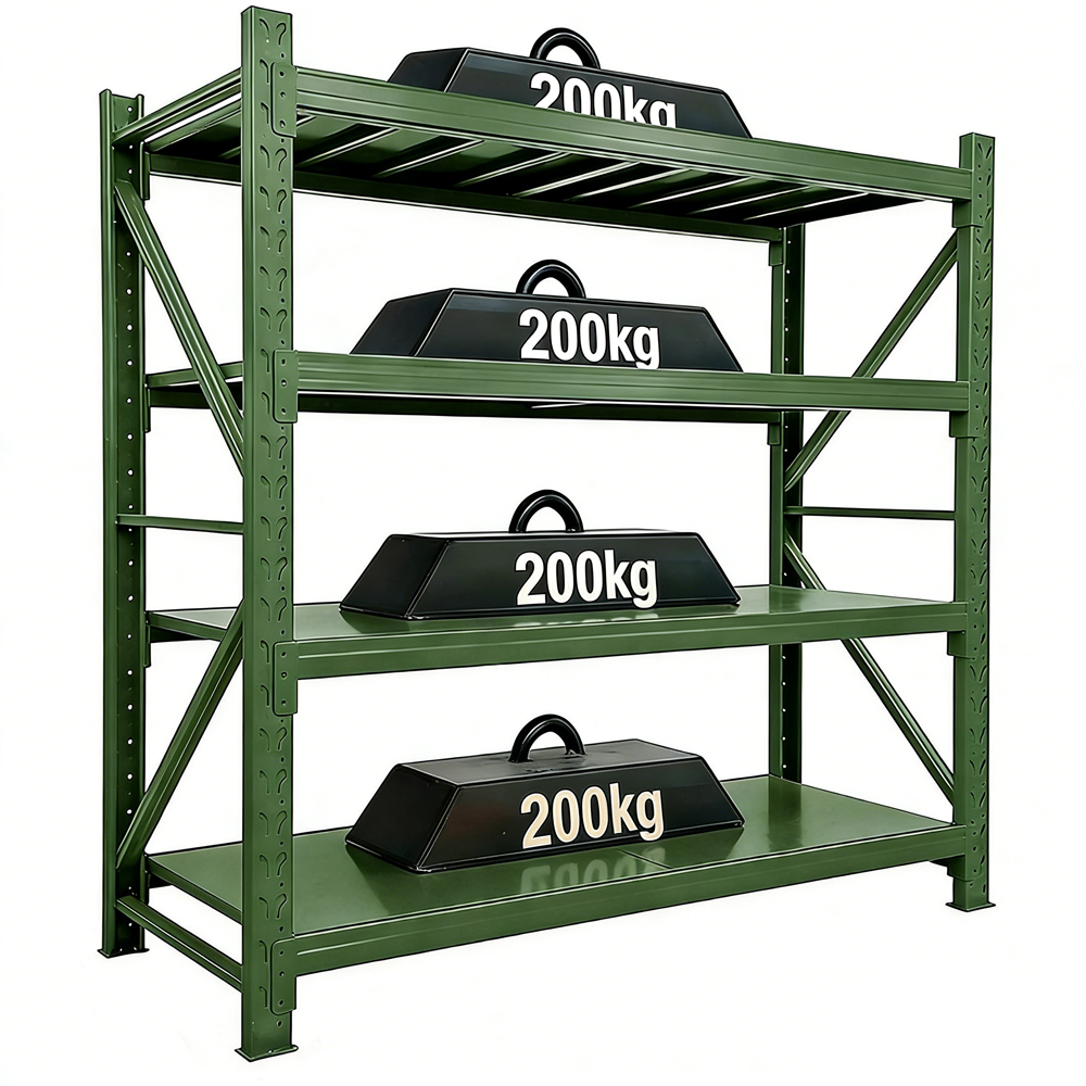 5 Layer Adjustable Boltless Steel Powder Coated Light Duty Pallet Racking Warehouse Shelves & Units with Plug-In Installation