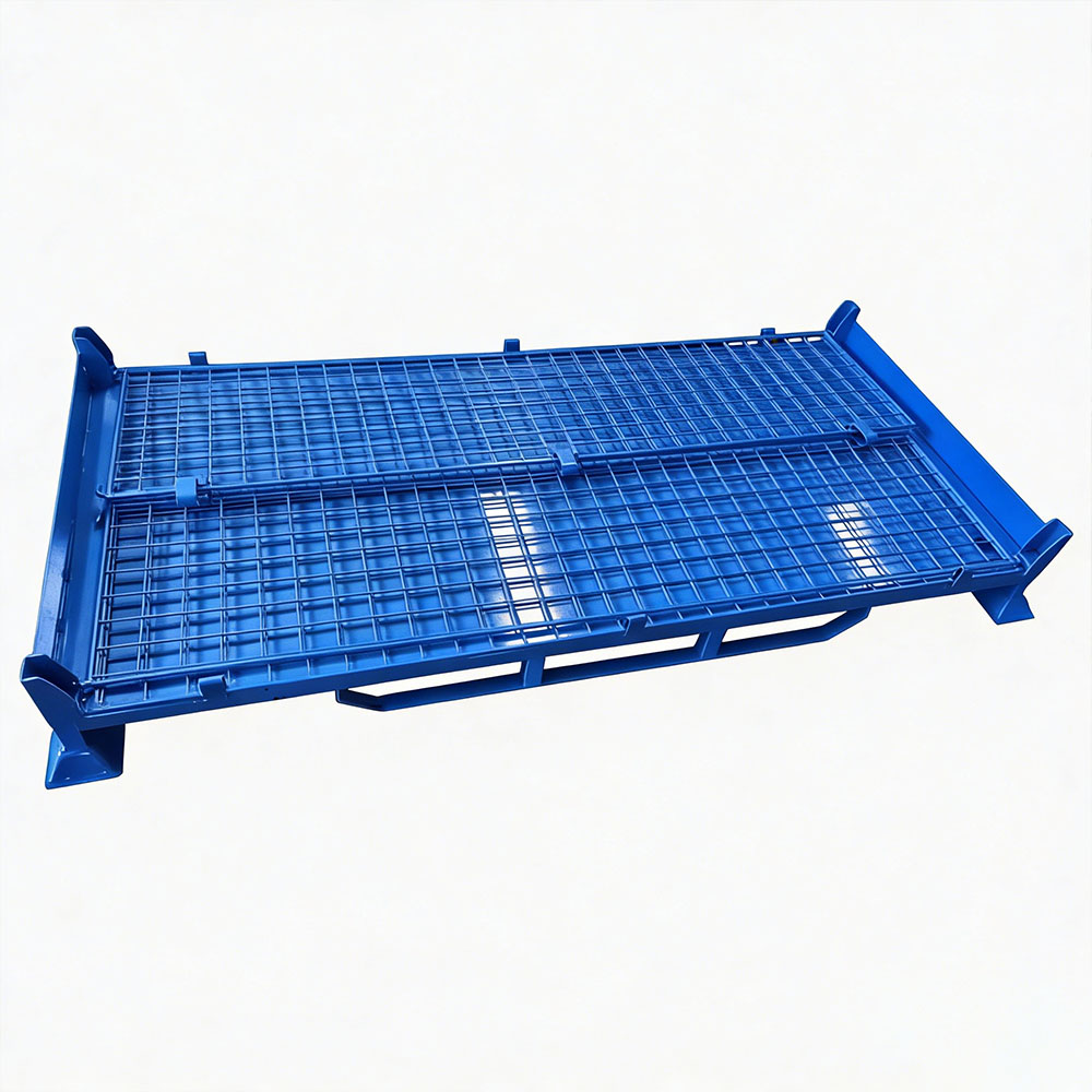 Customized Foldable Metal Cold Rolled Steel Folding Cages Wire Mesh Cage High Capacity Cargo Storage