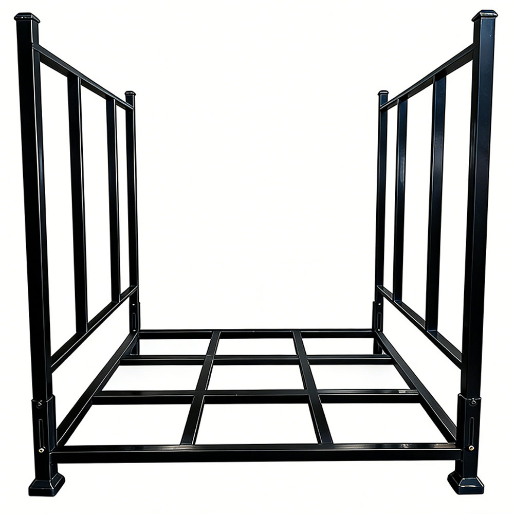 Custamizable Stackable Heavy Duty Foldable Stacking Rack Cold Rolled Steel Storage Cage Warehouse Cargo Rack for Industrial