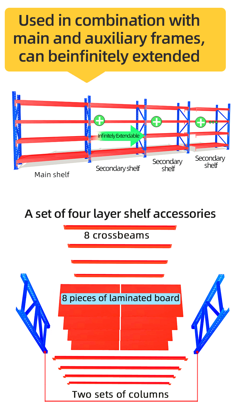 Rack Factory Manufacturer Custom Warehouse Heavy Duty Pallet Racking Storage Shelf From China