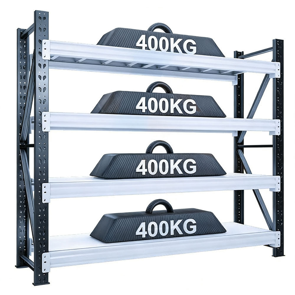 High Quality Steel Warehouse Storage Shelves 300kg/500kg Boltless Adjustable Anti-Rust Garage Storage System