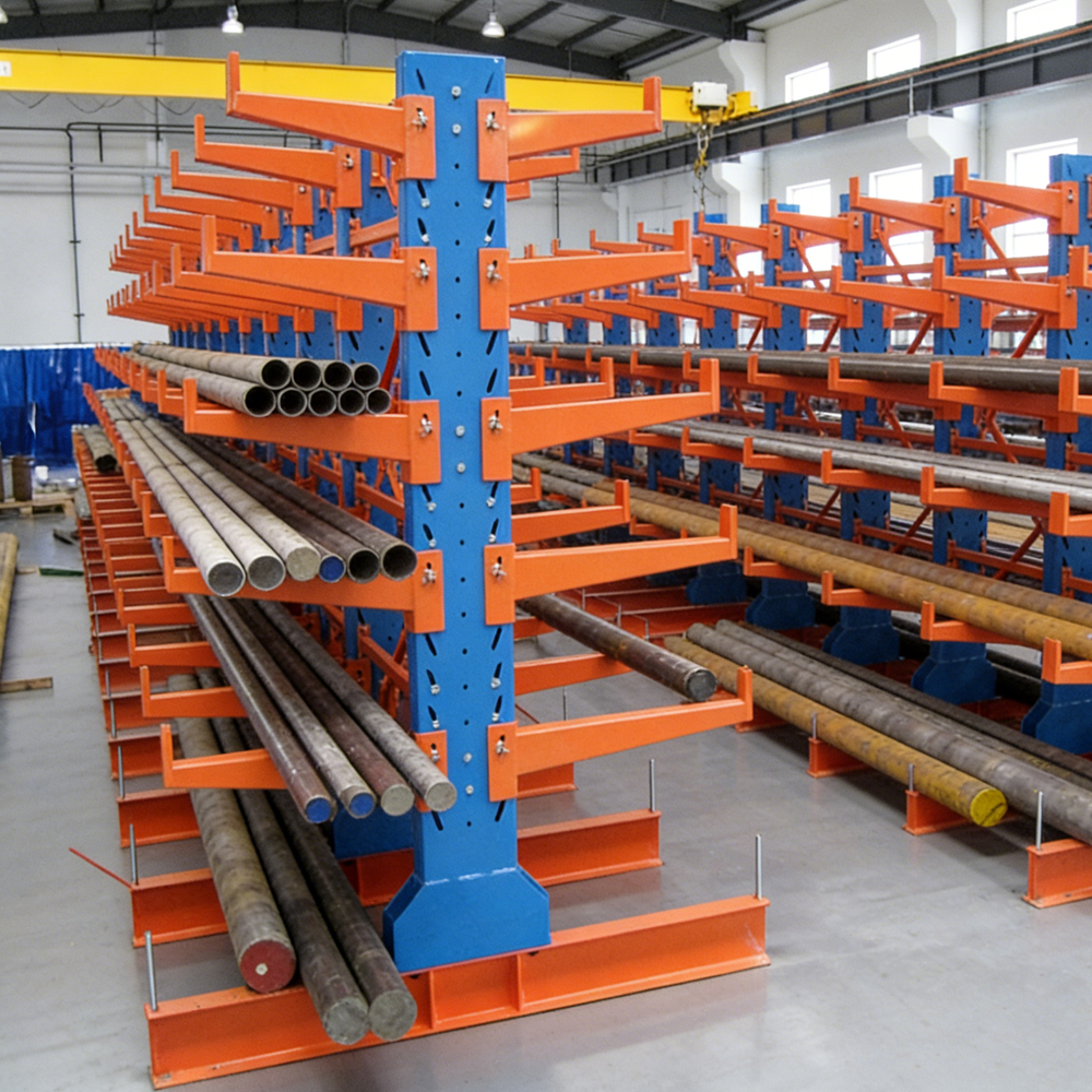 Multi Layer Adjustable Durable Boltless Hot-dip Galvanized Space-saving Cantilever Rack Warehouse Storage