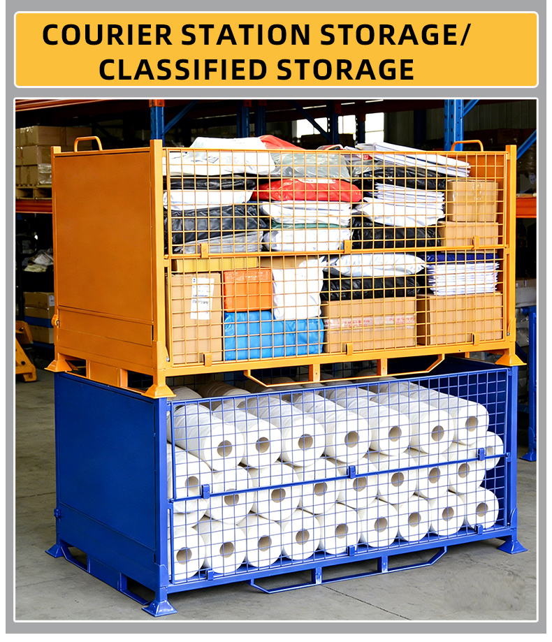 Industrial Folding Storage Cage Warehouse Cage Collapsible Storage Cage