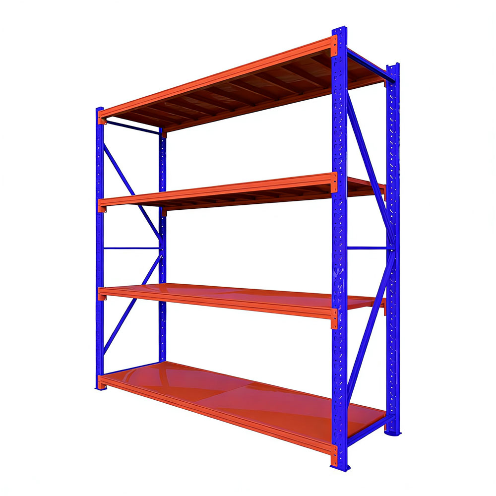 Industrial Steel Warehouse Rack Storage Shelves Boltless Beam Racks Adjustable Powder Coated