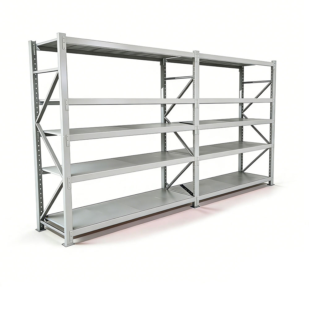Chinese Manufacturer Warehouse Diamond Hole Pallet Shelf Multi Layer Customizable Crossbeam Metal Tray Rack