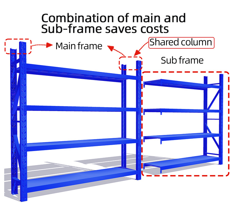 Industrial Cold Rolled Steel Multilayer Boltless Adjustable Electrostatic Powder Coated Anti-Rust Corrosion Pallet Racking