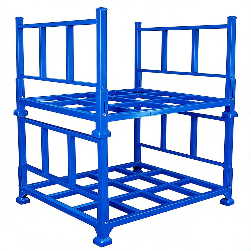 Customizable Heavy Duty Cold Rolled Steel Foldable Stacking Racking Warehouse Pallet Storage Racking Adjustable Folding Shelves