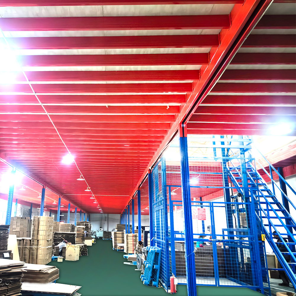 Factory Price Customized Steel Heavy Duty Mezzanine Floor Rack System Warehouse Multi-Level Storage Office Platform