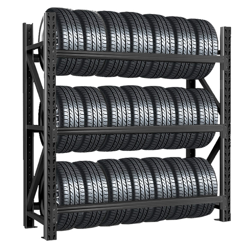 Hot Sale Steel Pallet Rack & Tire Storage Rack Adjustable Height Anti-Rust Powder Coated Custom Layers Warehouse Shelving