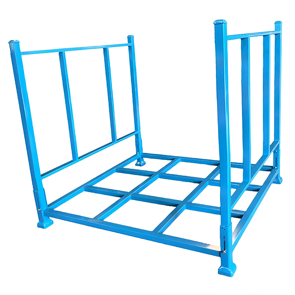 Customized Wholesale Warehouse Stackable Corrosion-Protected Storage Cage Cold Rolled Steel Transport Storage Racks