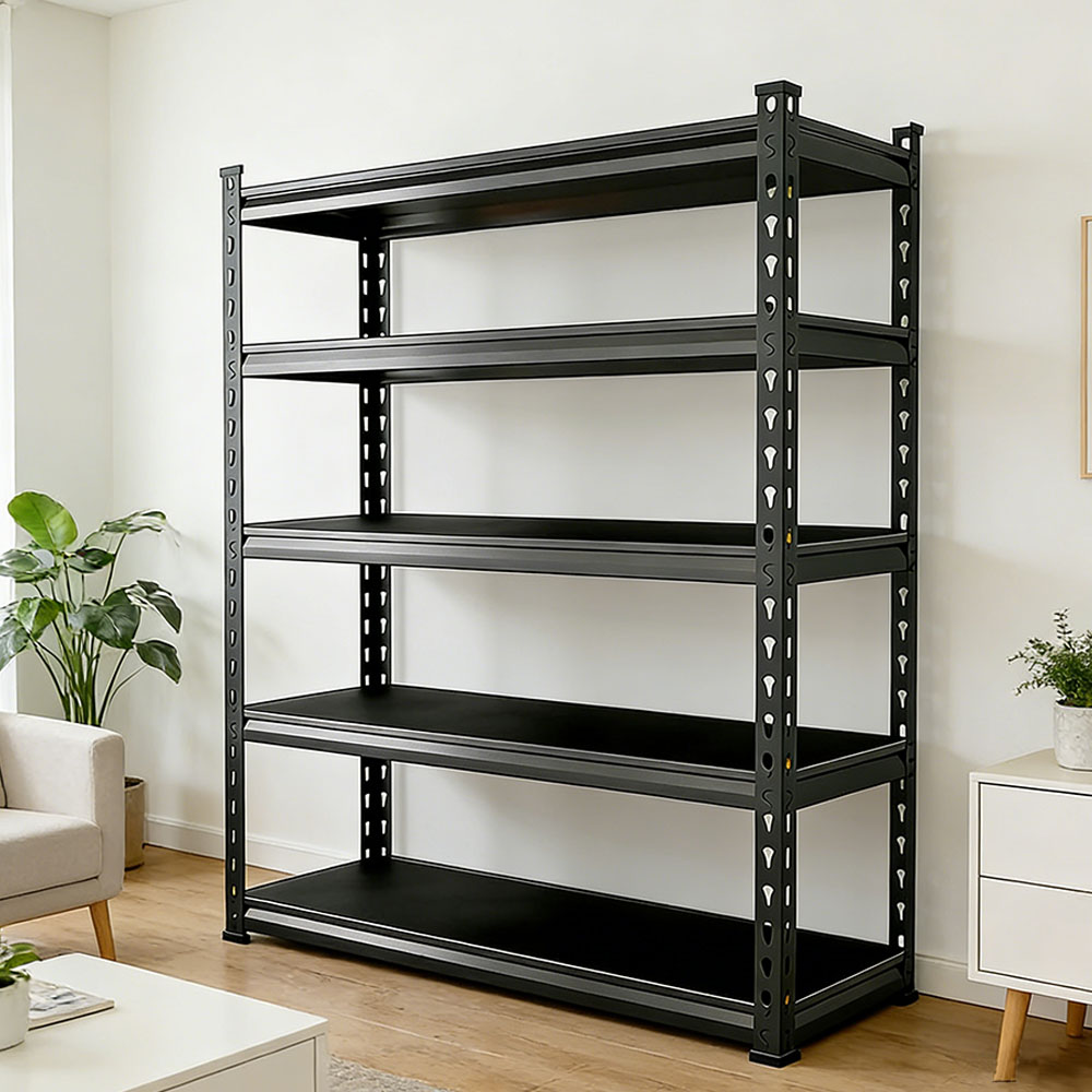 Customizable Light Duty External Keyhole Storage Racking Adjustable Multi-Layer Shelving for Kitchen & Living Room