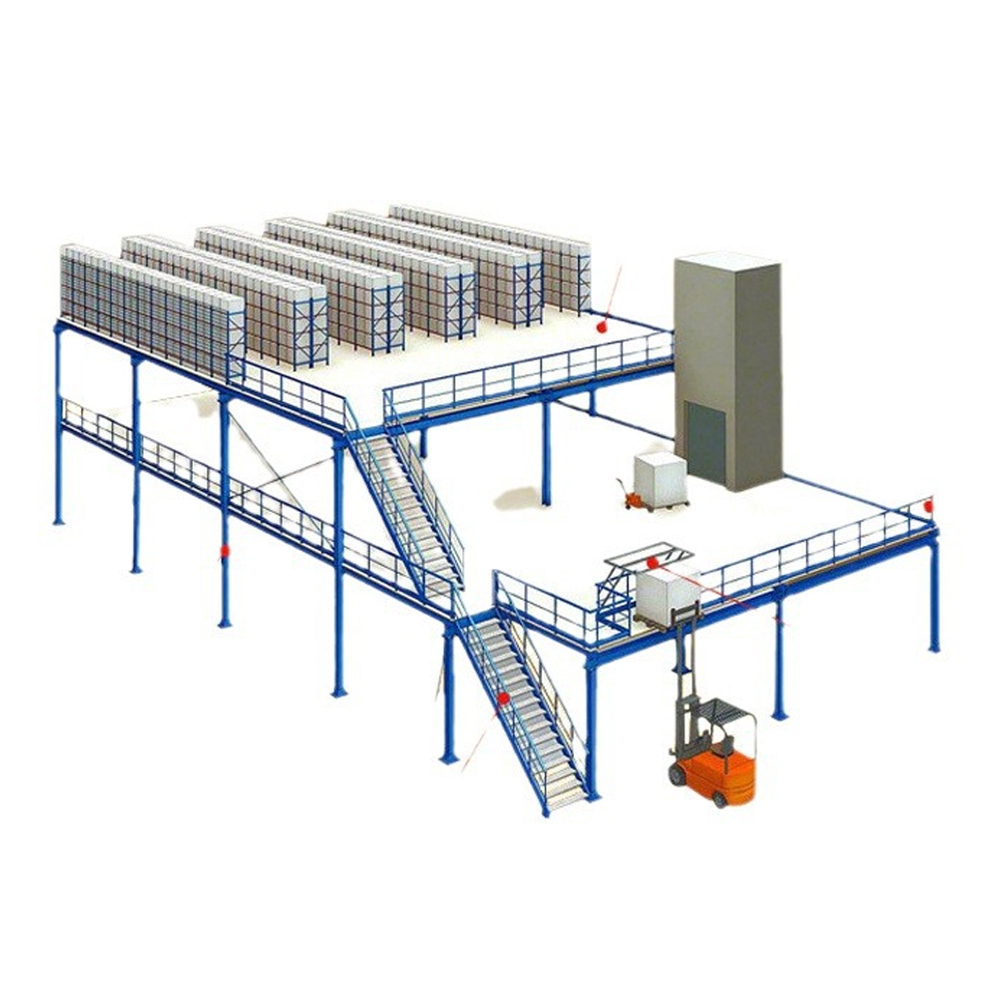 Heda Industrial Mezzanine Racking System Warehouse Mezzanine Office Industrial Platform Racks Systems