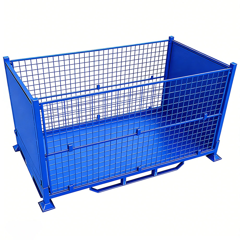 Customized Foldable Metal Cold Rolled Steel Folding Cages Wire Mesh Cage High Capacity Cargo Storage