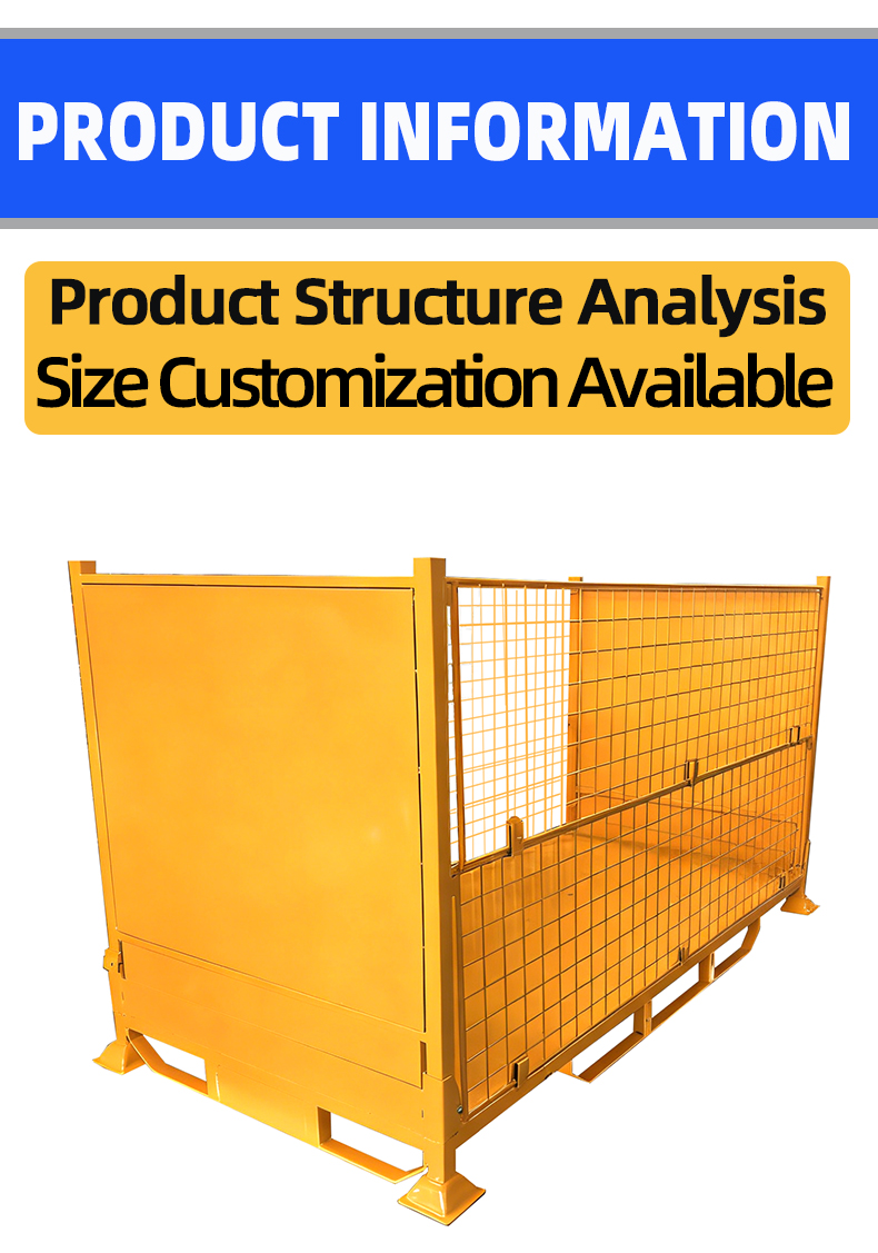 Industrial Folding Storage Cage Warehouse Cage Collapsible Storage Cage