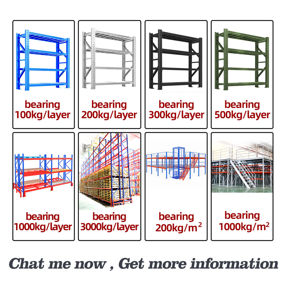 Industrial Steel Warehouse Storage Shelves 4 Layer Boltless Adjustable Pallet Racking with Powder Coating
