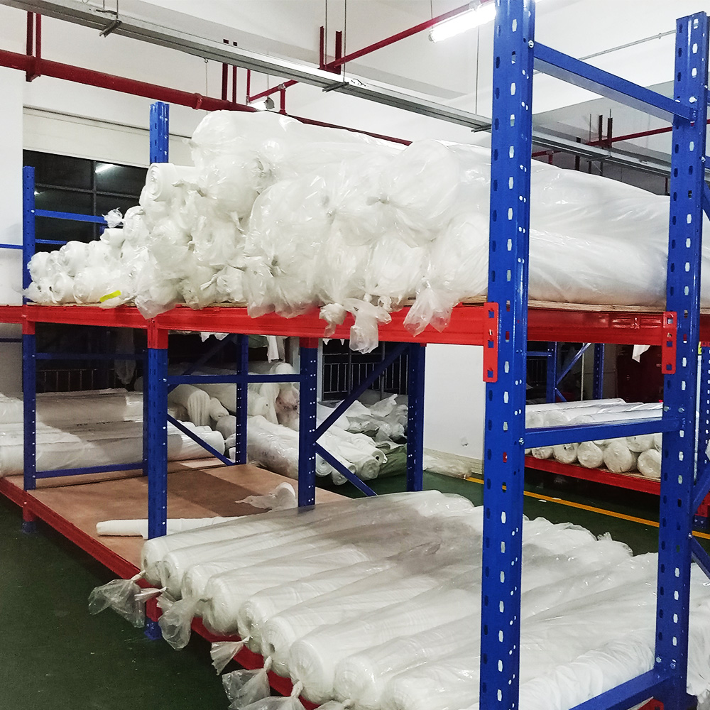Customized Heavy Duty Diamond Shaped Hole Pallet Shelves Warehouse Tray Shelves Multi Level Shelves for Factory