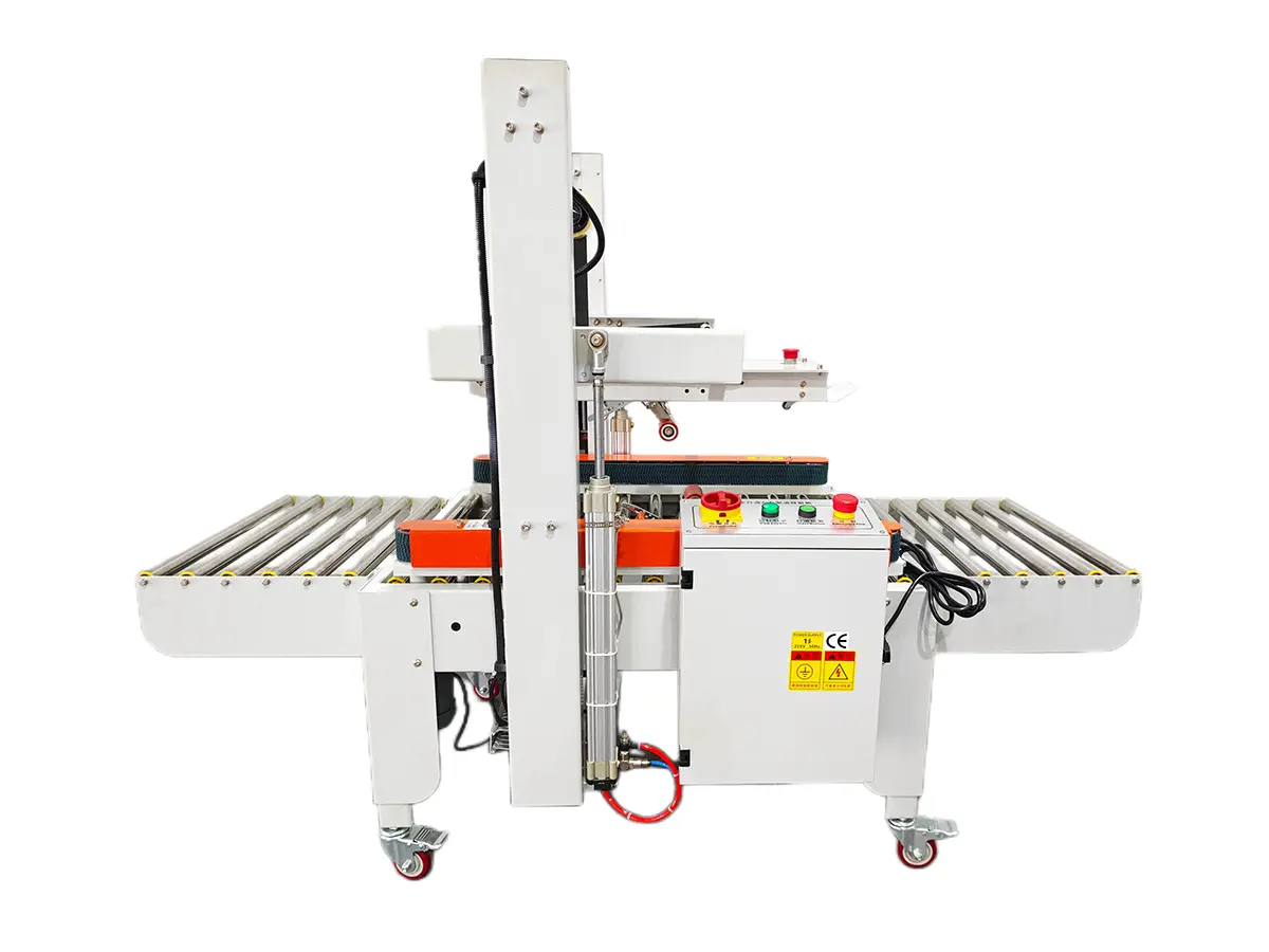 OEM FJ122 Fully Automatic Side Drive Belt Carton Sealer Wholesaler, Exporter