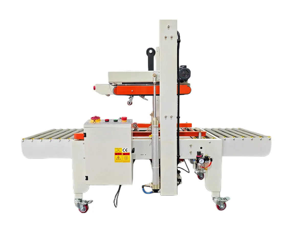 Purchase FJ121  Fully Automatic Top-Bottom Drive Belt Carton Sealer Vendor, Pricelist