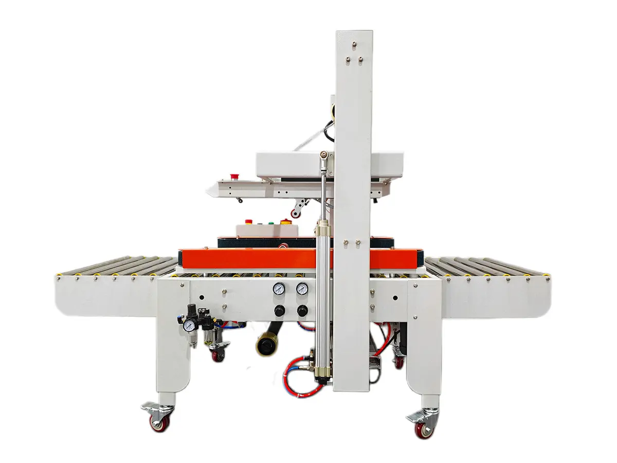 OEM FJ122 Fully Automatic Side Drive Belt Carton Sealer Wholesaler, Exporter