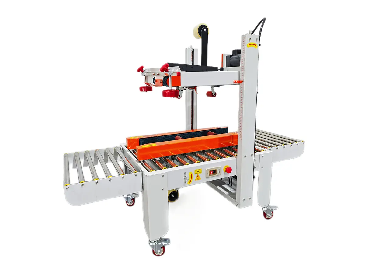 FJ213 Top-Side Drive Belt Carton Sealer versatile model