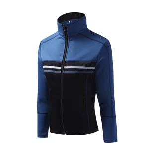 Wholesale Slim-fitting jacket with standing collar 03