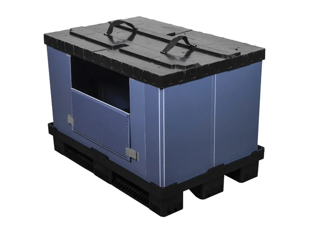 Wholesale HY Customized Foldable Plastic Pallet Sleeve Boxes Factories, Factory