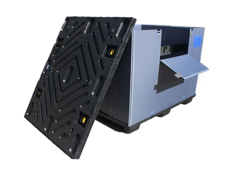 Foldable Plastic Pallet Sleeve Box for Malabo Air Cargo