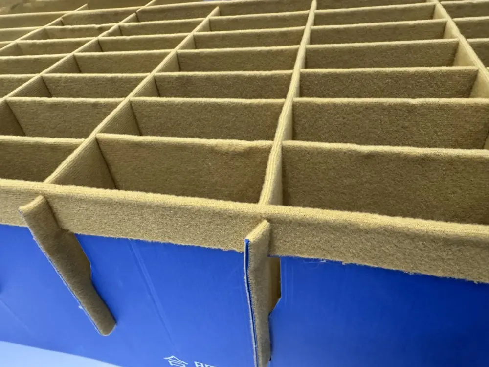 Surface covered with plush fabric