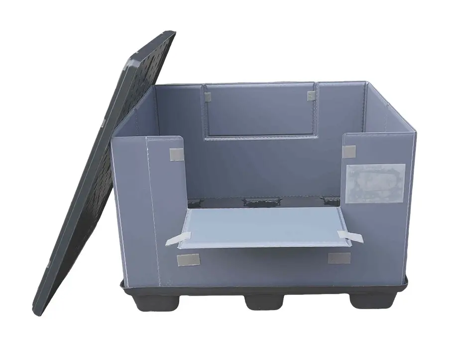 Wholesale HY Customized Foldable Plastic Pallet Sleeve Boxes Factories, Factory