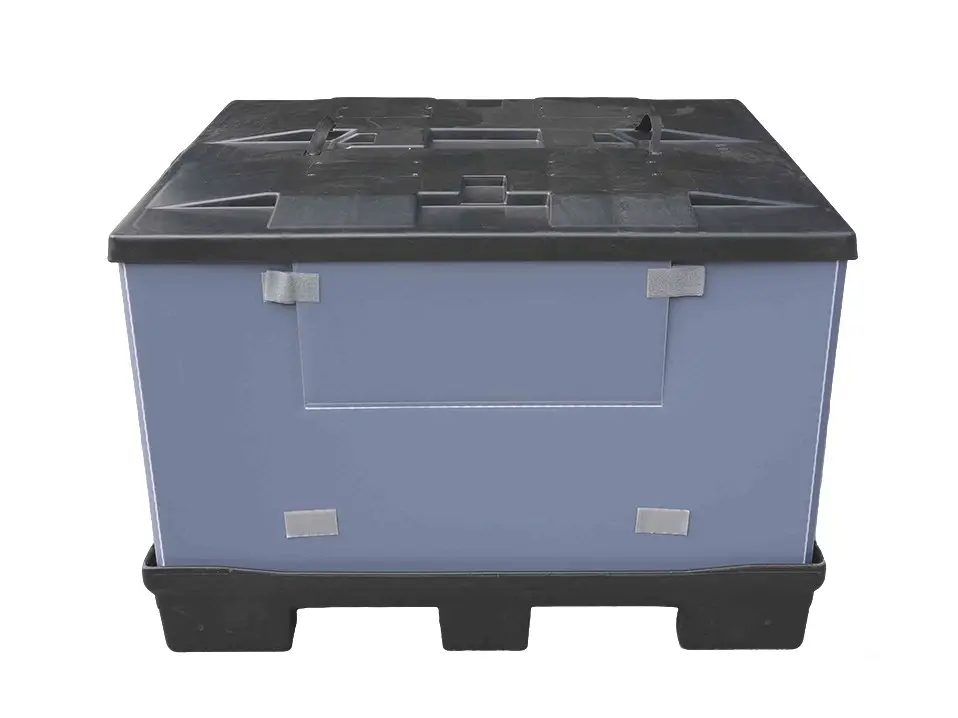 Wholesale HY Heavy-Duty Foldable Plastic Pallet Sleeve Boxes Manufacturers, Factories