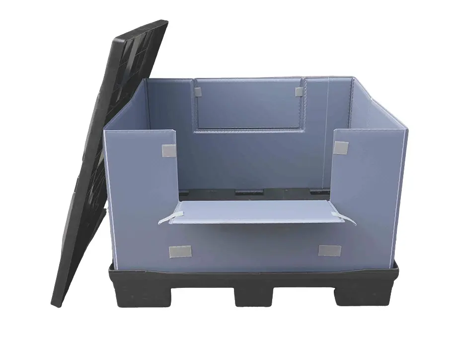 Wholesale HY Heavy-Duty Foldable Plastic Pallet Sleeve Boxes Manufacturers, Factories