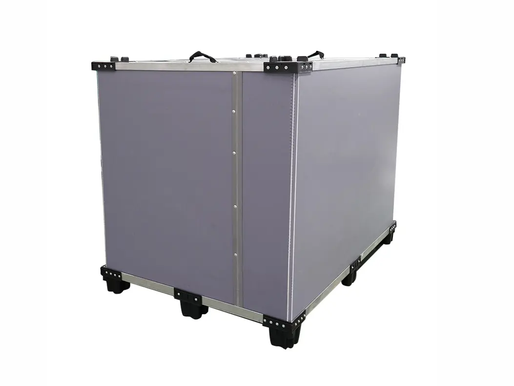 Wholesale HY Factory Sale Plastic Pallet Container Plastic Pallet Box With Lid Supplier, Factory