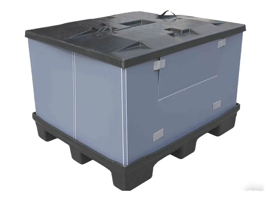 Wholesale HY Heavy-Duty Foldable Plastic Pallet Sleeve Boxes Manufacturers, Factories