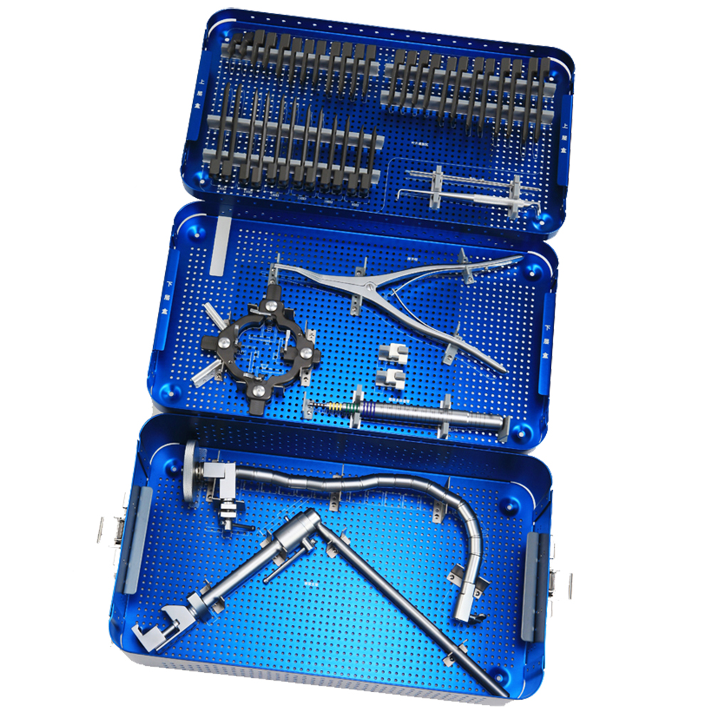 High Quality Stainless Steel Spine Surgery Set Manual Pedicle Screw Instrument Instruments