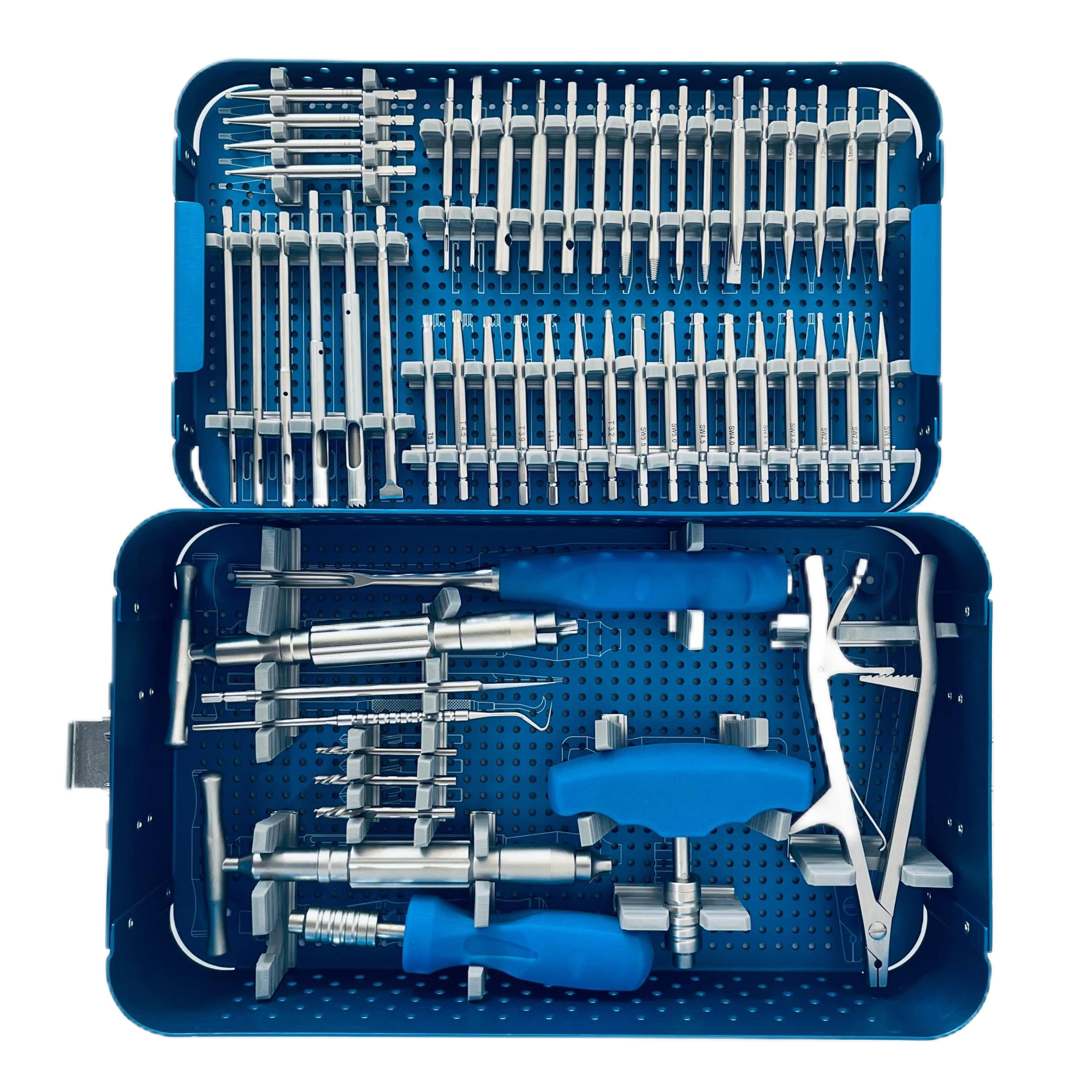 Veterinary Surgical Instruments Set for Broken Screw Removal